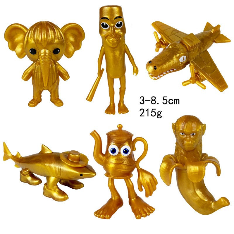 Boneco de brinquedo italiano Brainrot Tung Sahur Tralalero Tralala Figuras Bombardino Crocodilo Shimpanzini Bananini Decoração de modelo Boneca Presente