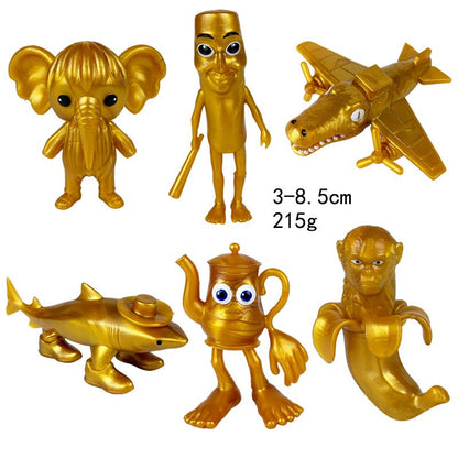 Boneco de brinquedo italiano Brainrot Tung Sahur Tralalero Tralala Figuras Bombardino Crocodilo Shimpanzini Bananini Decoração de modelo Boneca Presente