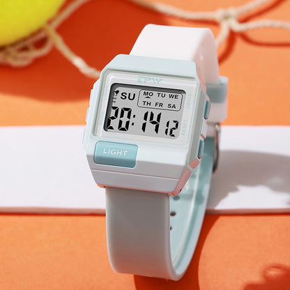 TPW 36mm Midsize Digital Watch For Women Teenage  Meter Water Resistant