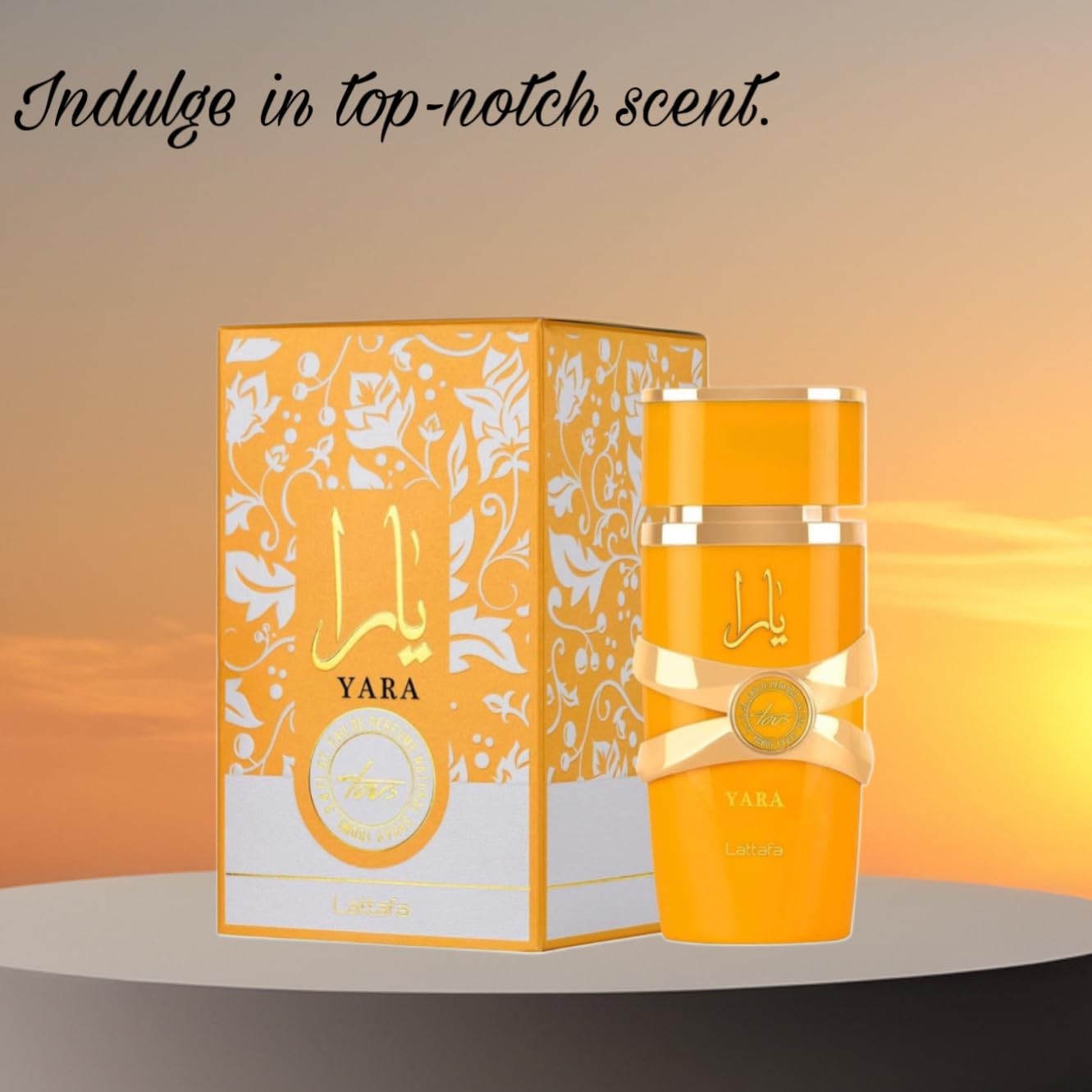 lattafa yara 100ml Perfume Spray, Eau de Toilette Feminino, Colônia Feminina, fragrância duradoura, Colônia Perfume Árabe, Longa Duração