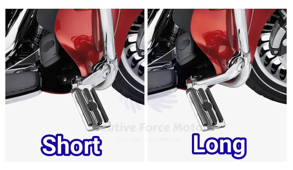 Kit de Suportes de Pedaleiras para Protetor de Motor de Motocicletas 1-1/4" Descanso de Pé para Harley Honda Davidson Road King Sportster Fat Boy Electra Glide