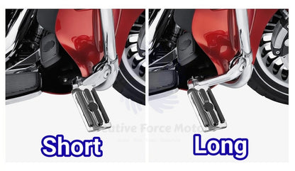 Kit de Suportes de Pedaleiras para Protetor de Motor de Motocicletas 1-1/4" Descanso de Pé para Harley Honda Davidson Road King Sportster Fat Boy Electra Glide