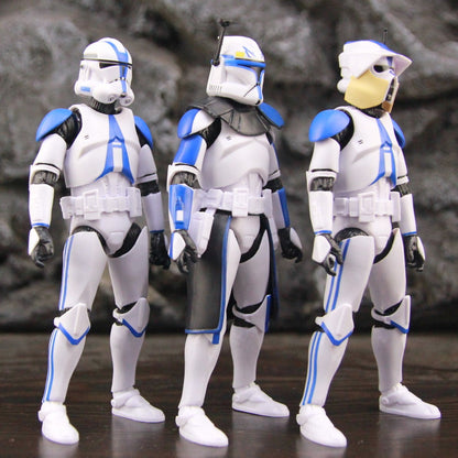 Star Wars 501st Legion ARF ARC Trooper Jesse Hardcase Commander Bane Denal Tup Dogma Boneco de Ação 6" Fase 2 Rex Team Clone Brinquedo