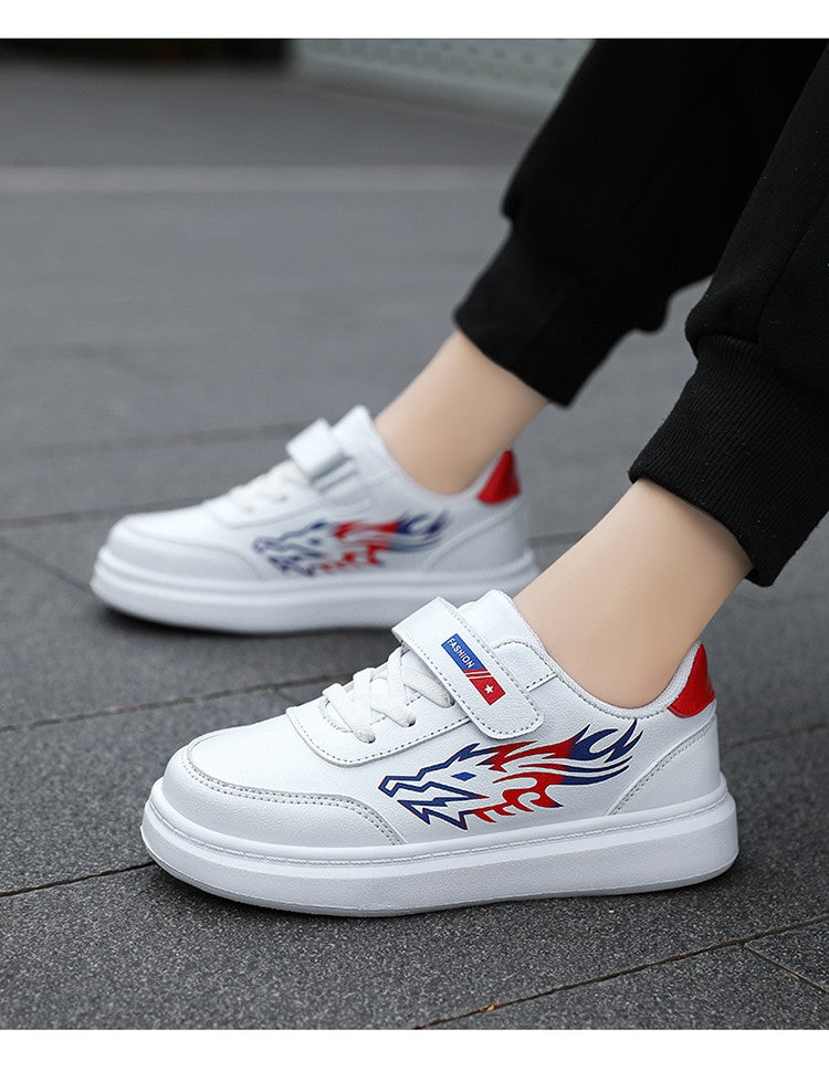 Children's Sports Shoes Boys Casual Running Sneakers Breathable Non-Slip Flat Walking Shoes Fashion Kids Athletic Footwear