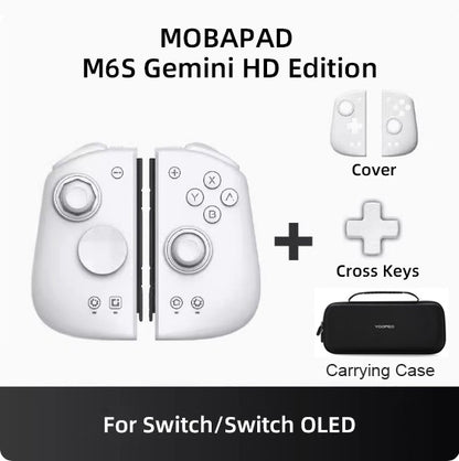 MOBAPAD M6 Gemini Bluetooth Wireless Gaming Controller with Sensing Joystick Gamepad for Nintendo Switch / Switch OLED