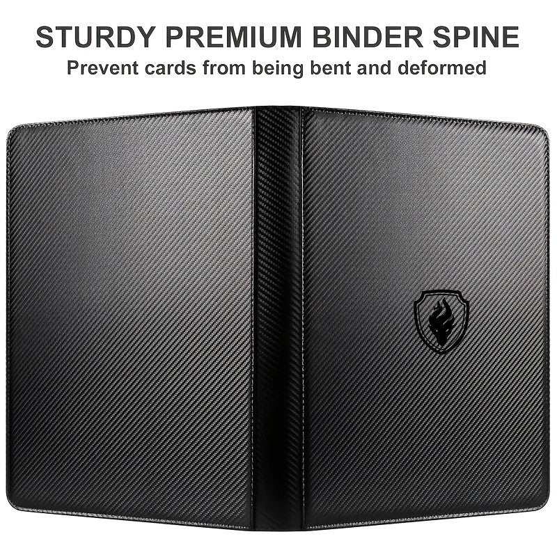 Fichário para Cards Colecionáveis com 1024 Bolsos, Pastas Premium para 16 Bolsos, Álbum de Cards com Carregamento Lateral para YuGiOh, MTG, TCG Card