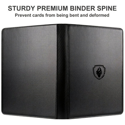 Fichário para Cards Colecionáveis com 1024 Bolsos, Pastas Premium para 16 Bolsos, Álbum de Cards com Carregamento Lateral para YuGiOh, MTG, TCG Card