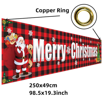 Happy Halloween Banner 250cm Long Hanging Halloween Banner with Pumpkin Terror Bloody Handprint Decor for Yard Indoor Outdoor