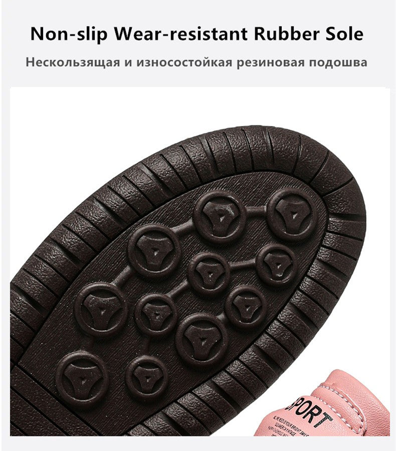 New Fashion Sneakers Handmade Leather Women's Shoes Mid-Top Women Casual Flats Shoes Slip on Loafers Zapatillas De Mujer