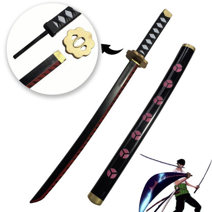 One Piece Cosplay Roronoa Zoro Katana Sword PU Trafalgar Sword Law Role Playing Yuki Samurai prop Party toy Sword 72cm