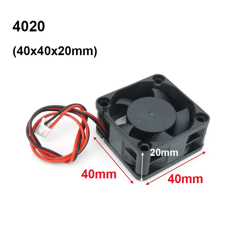 4010 12025 8010 30mm dc 5V 12V 24V Cooling Fan Brushless Motor Case Quiet 40MM 50MM 60MM 70MM 80MM 90MM 120MM for 3D print 2PIN
