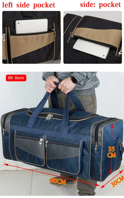Travel Duffel Bag Fitness Large Capacity Gym Yoga Swimming Shoulder Bags Outdoor Travel Short Business Trip Luggage Handbag