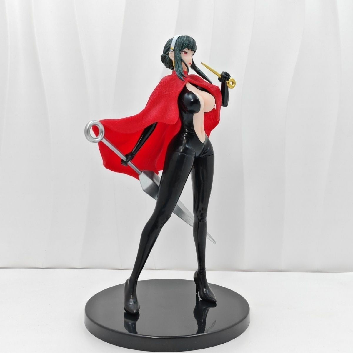 Boneco de Anime Hollow Knight Hornet Yor de 23cm em estoque, Figura de Ação Hentai, Máscara Pode Ser Substituída, Modelo de Coleção em PVC, Brinquedos de Boneca