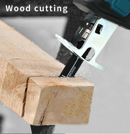 Makita - Serra Sabre sem Fio e sem Escovas, Ferramenta Elétrica, Portátil, para Madeira, Tubos de Metal, Motosserra para Corte, 18V, ML-505