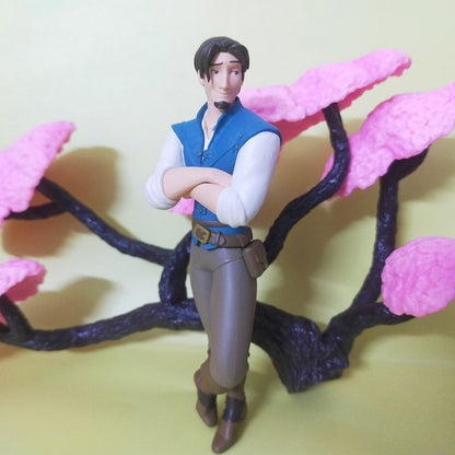 Disney Princesa Enrolados Rapunzel Flynn Rider Bonecos De Ação Anime Bonecos De Brinquedo Presentes Para Crianças Sem Base Não Consegue Ficar Em Pé