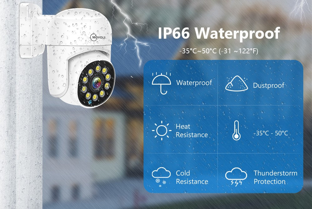 Movols 4K XMEYE POE Surveillance System 8MP 4MP Two Way Audio PTZ CCTV POE AI Security Camera 8CH P2P NVR Video Surveillance Kit