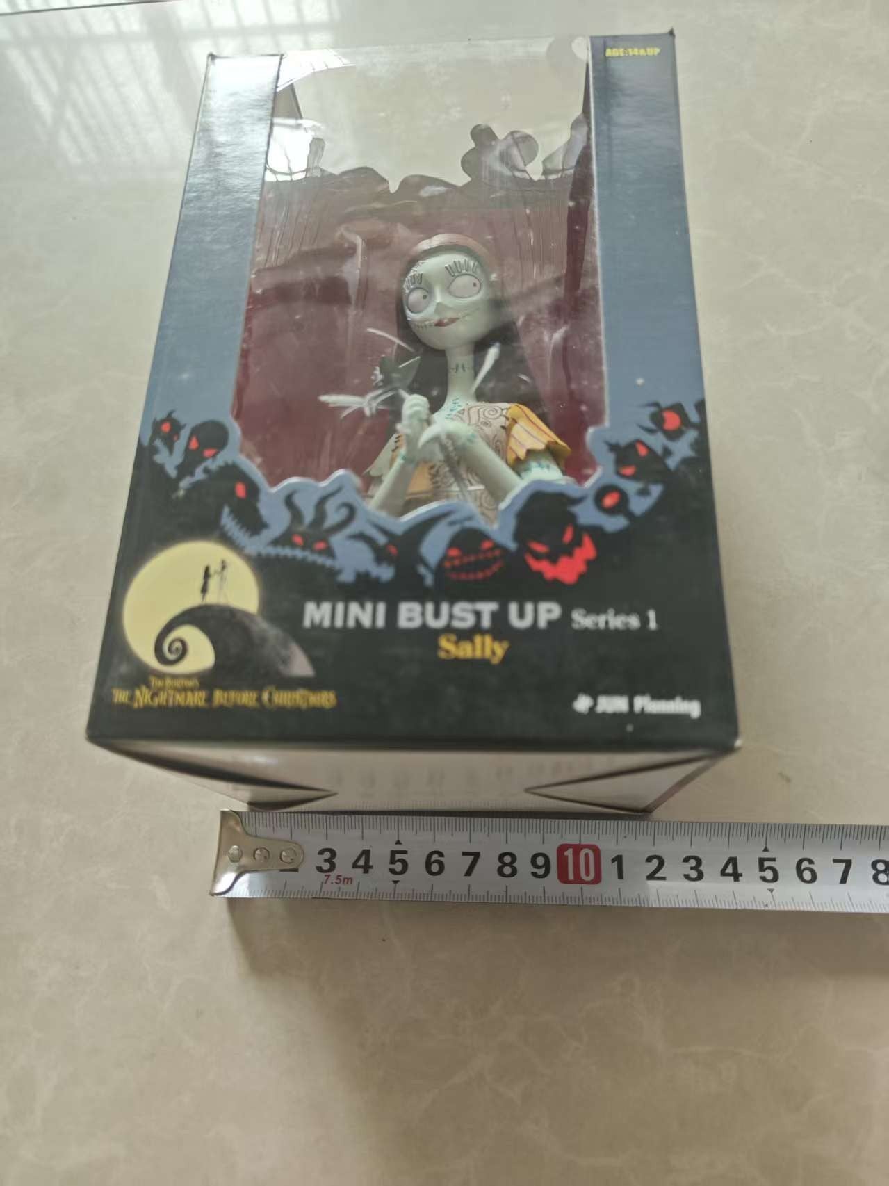 Disney Jun Planning O Estranho Mundo de Jack Sally Mini Bust Up Série 1 Bonecos de Ação Presente de Halloween