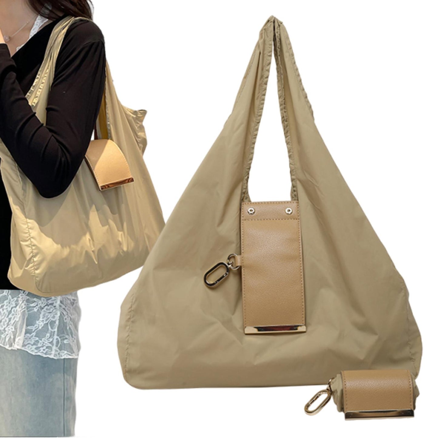 Tote Bag Handbag Organizer with Keychain Wallet Purse Large Tote Bag for Travel Beach Shopping Birthday Gym Christmas