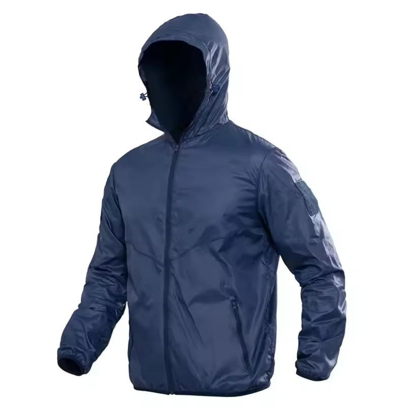 2025 New Thin Army Military Jackets Lightweight Quick Dry Windbreaker Jacket Summer Waterproof Tactical Skin Jacket Raincoat Men