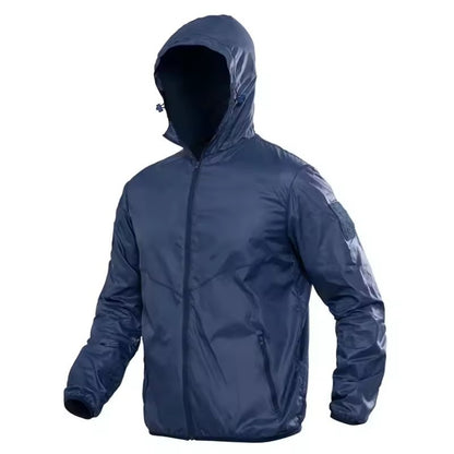 2025 New Thin Army Military Jackets Lightweight Quick Dry Windbreaker Jacket Summer Waterproof Tactical Skin Jacket Raincoat Men