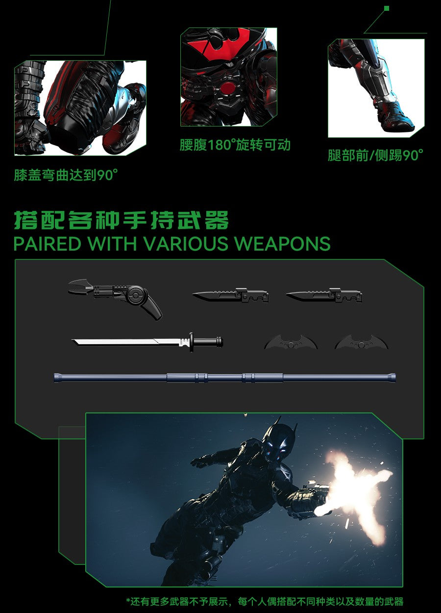 Original Batman Arkham Knight JOKER V8.04 1970 DARK KINGHT Deathstroke Red Hood  Blocks Bricks Action Figure Model Doll Toys