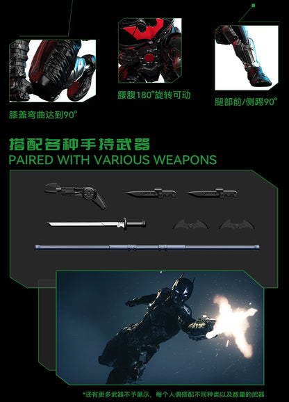 Original Batman Arkham Knight JOKER V8.04 1970 DARK KINGHT Deathstroke Red Hood  Blocks Bricks Action Figure Model Doll Toys