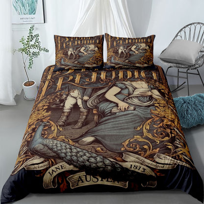 Albator Duvet Cover Set without sheet King Queen Double Full Twin Single Size Bed Linen Set
