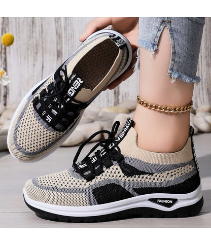 Women Sneakers 2025 New Spring Autumn Brand Luxury Vulcanize Shoes Casual Footwear Zapatillas Mujer Light Flat Breathable Shoes