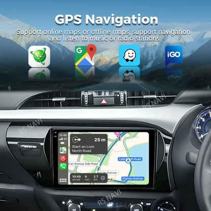 Android 15 For Toyota Hilux 2015-2023 RHD  2K QLED Android Car Radio Multimedia Video Player stereo CarPlay Dsp Head Unit