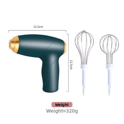 Mini liquidificador portátil USB, batedor de ovos, cafeteira portátil, cremeira, espumador de leite, mixer de alimentos recarregável de 3 velocidades para cozinha