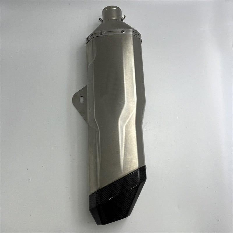51mm Universal Motorcycle Exhaust Motocross Exhaust Muffler carbon Fiber End Cap For F750GS F850GS R1200GS