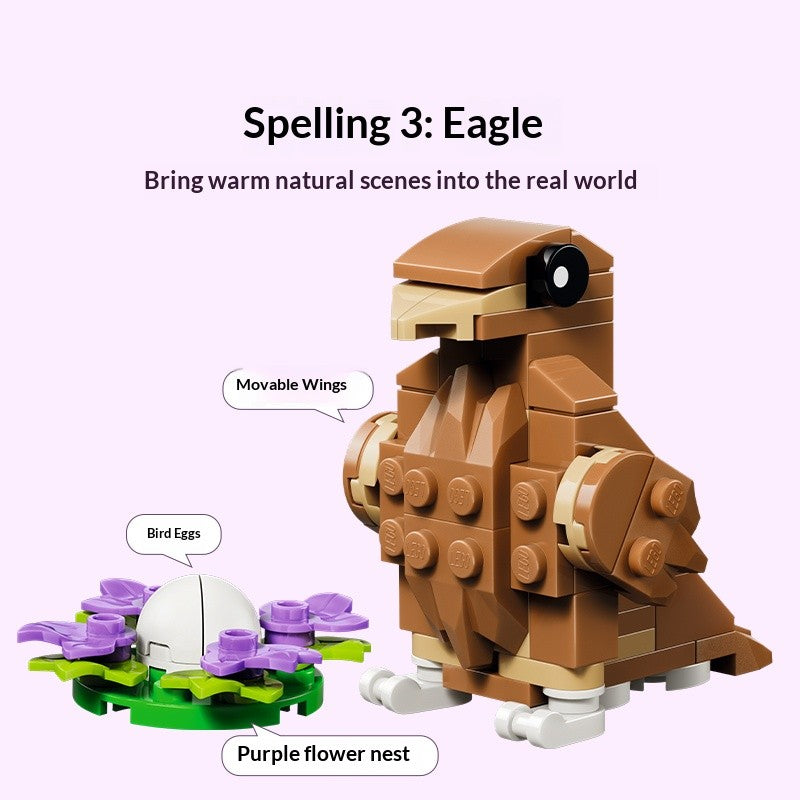 Série Lego Bloco Criativo Multifuncional 31376 Hamster Fofo Quebra-Cabeça de Blocos de Montar para Meninos e Meninas Presente de Brinquedo
