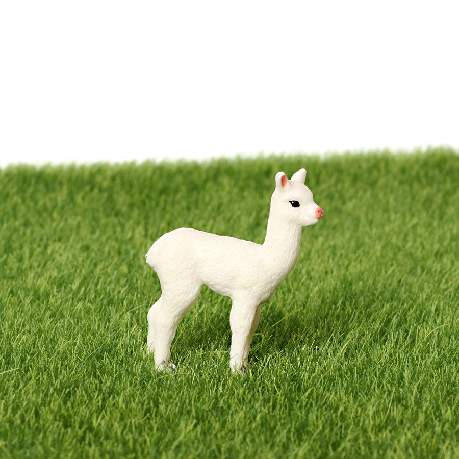 Realistic Farm World Alpaca Animal Model Figures Llama Toy Figurine Zoo Education Collection Home Decor Playset Kids Gifts