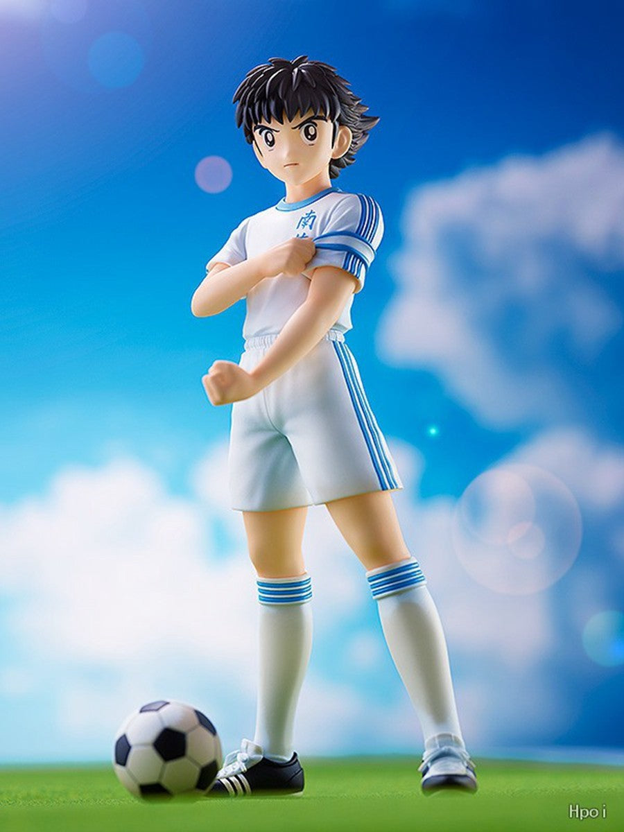 18cm Capitão Tsubasa Anime Boneco Ozora Tsubasa Figuras de Ação Hyuuga Kojirou/Wakabayashi Genzou Coleção de Estatuetas Brinquedos de Modelo