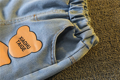 Novo Terno de Roupa de Verão para Bebê Meninas Moda Infantil Meninos Desenho Animado Camiseta Shorts 2 Peças/Conjuntos Traje Casual para Crianças Agasalhos