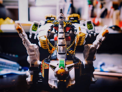 Em Estoque 100% Original Bandai Super Minipla Kyouryuu Sentai Zyuranger Mighty Morphin Boneco de Ação de Brinquedo Presente para Amigo