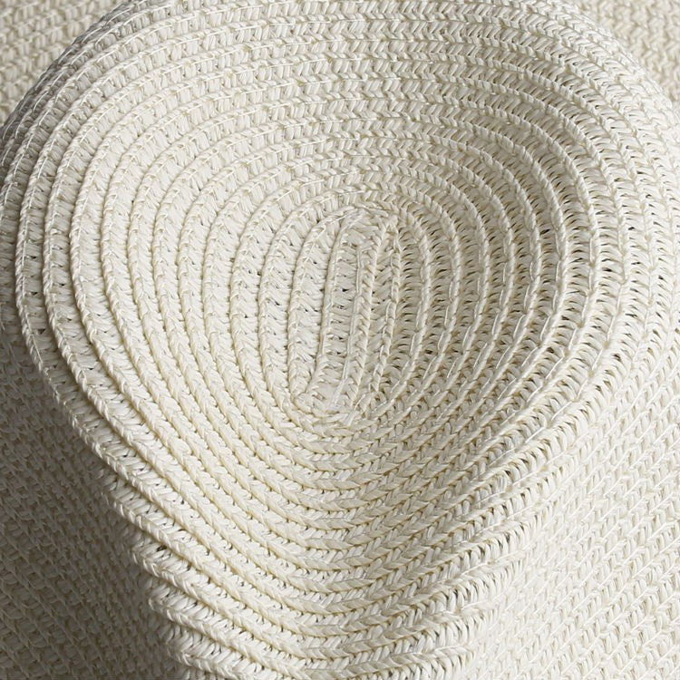 LNPBD Moda verão chapéu de palha feminino branco de aba reta larga chapéu jazz fedora chapéu de sol boné de praia verão