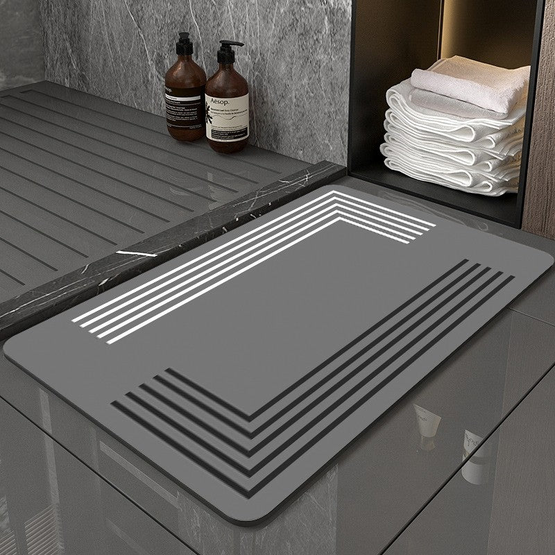 Quick Dry Bath Mats Super Absorbent Rug Bathroom Non Slip Bath Rug Toilet Carpet Front Entrance Door Mat Tapetes De Baño