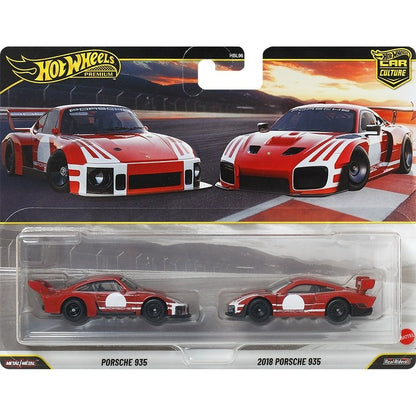 Hot Wheels Premium Car Culture 2 Packs Mitsubishi Subaru Dodge Porsche 1:64 Diecast Alloy Classic Performance Car Collectible