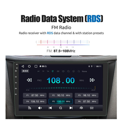 ESSGOO 10" Car Radio Android Auto Carplay Car Stereo Multimedia Player Universal WIFI GPS Autoradio Car Intelligent Systems