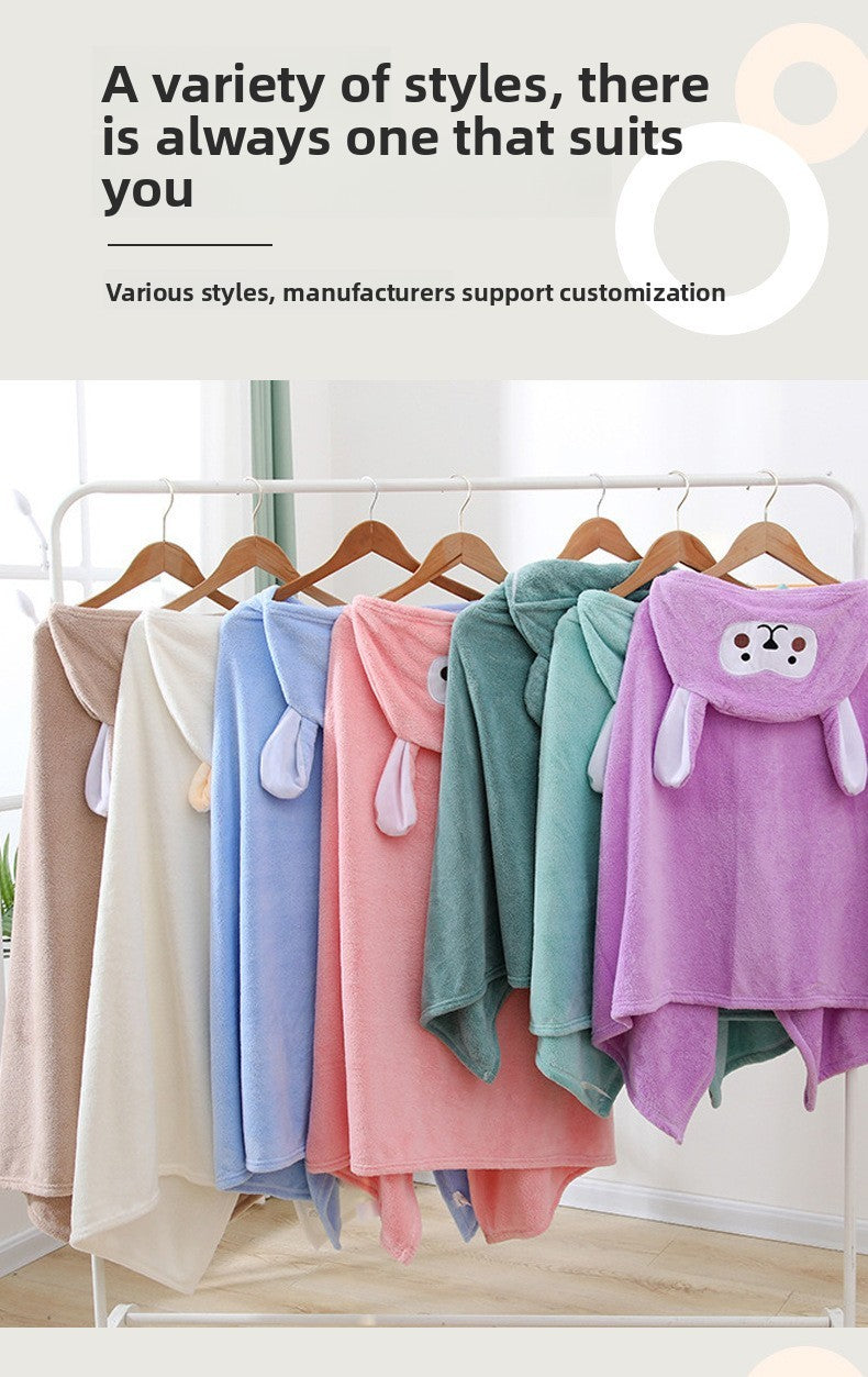 70x140CM Baby Bath Towel Hooded Ultra Soft Towel Highly Absorbent Bathrobe Blanket Toddlers Shower Gifts for Boys Girls