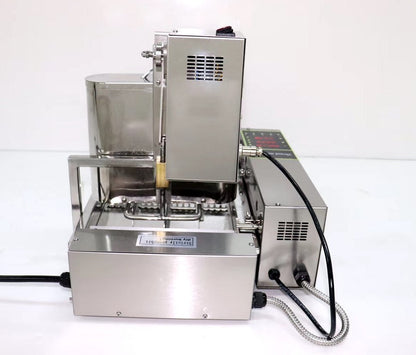 800-1000Peças/H Donuts 2000W Aquecimento Elétrico com Controle por Computador Máquina Automática de Fazer Rosquinhas de 4 Fileiras Máquina de Fazer Rosquinhas Automática 110V
