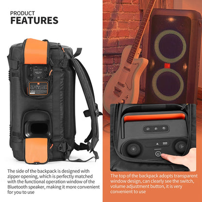Estojo Portátil Antichoque com Alça Ajustável para JBL Partybox Club 120 BT