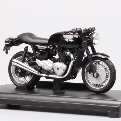 1/18 Escala Welly Triumph Tiger Explorer 800 Sprint RS Bonneville Daytona Trophy Thruxton 1200 Moto Diecast Modelo Brinquedo
