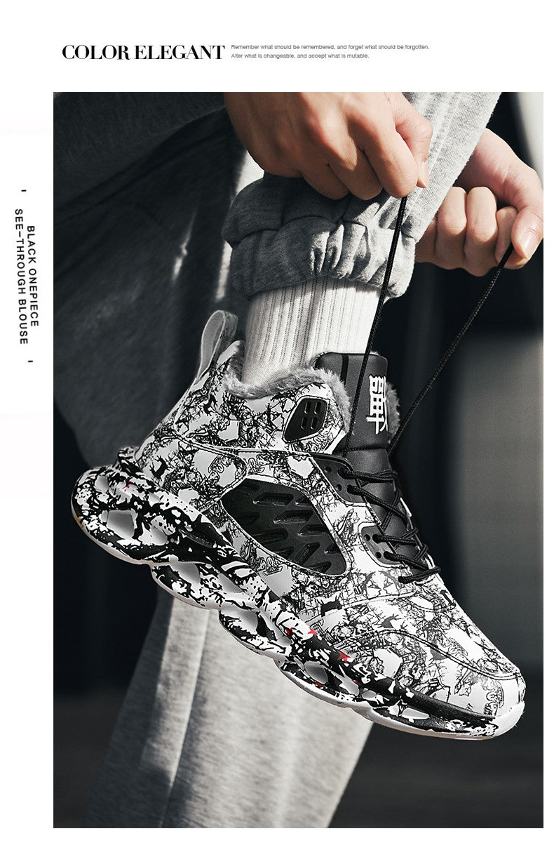 men boots 2023 New Winter Slippers Warm Men Shoes Waterproof Non-Slip Plush Sneakers Male tenis shoes Boots Men Sneakers Winter