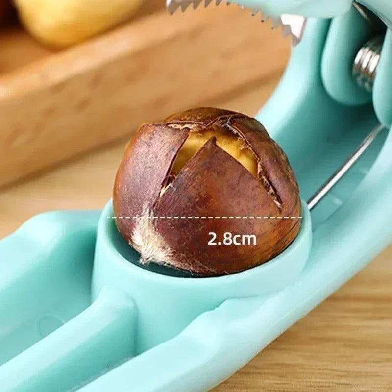Nuts Sheller Chestnut Clip Walnut Pliers Home Metal Chestnut Sheller Nut Opener Cutter Shelling Kitchen Tools
