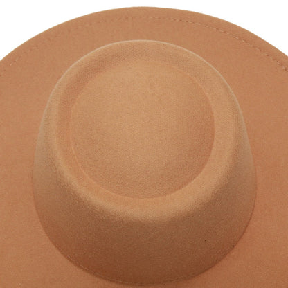 Chapéus Fedora Masculino Feminino Aba Larga 8.5CM Lã Feltro Chapéus Jazz Estilo Britânico 2023 Chapéu Panamá Formal Social