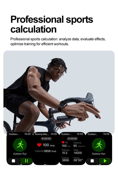 2025 Novo Smartwatch Masculino AI Diagosis ECG Saúde Pressão Arterial Lipídio Ácido Úrico AI-GPT Respostas Inteligentes Saúde Smartwatch Para Homens