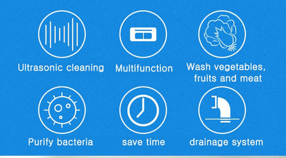 Household Portable Sink Dishwasher Small Free-standing Installation-free Kitchen 110V/220V Automatic Ultrasonic Wash Dishwasher