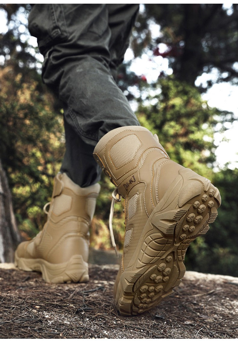 Botas de Segurança Masculinas Impermeáveis para Exteriores com Bico de Aço, Botas de Trabalho Masculinas Antiesmagamento com Bico de Aço, Tamanho 47
